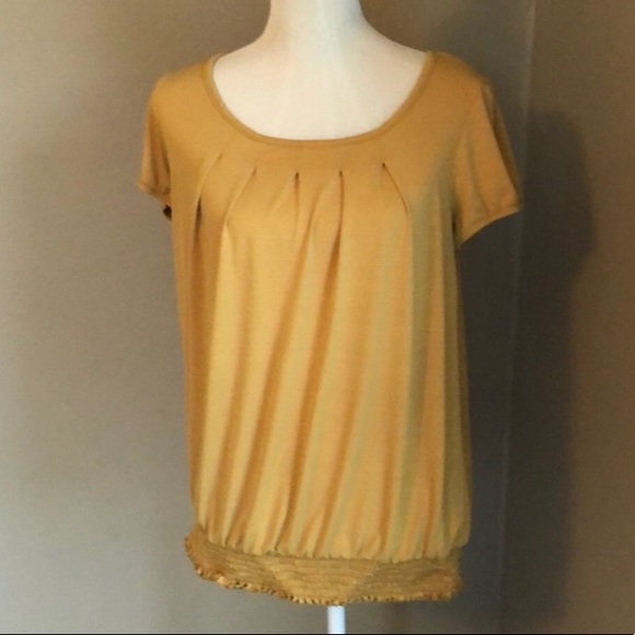 AB Studio Tops - AB Studio Mustard Color Blouse